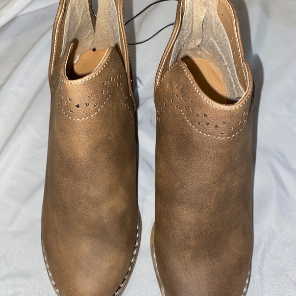 Brown ankle booties Jynx size 5 - Picture 6 of 8